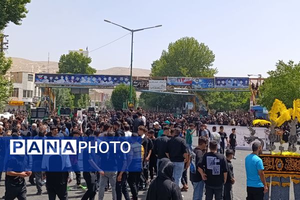 برگزاری مراسم عزاداری تاسوعای حسینی در شهرستان اسلام آباد غرب 