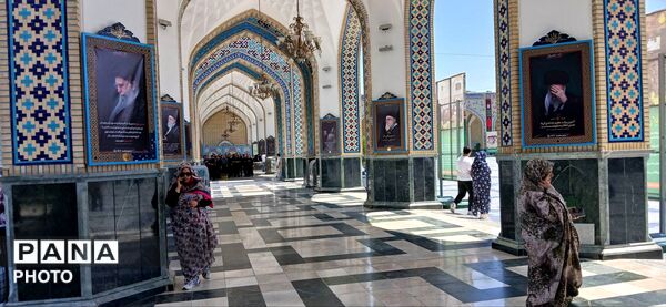 آماده‌سازی حرم مطهر رضوی برای استقبال از آقای شهید ایران 