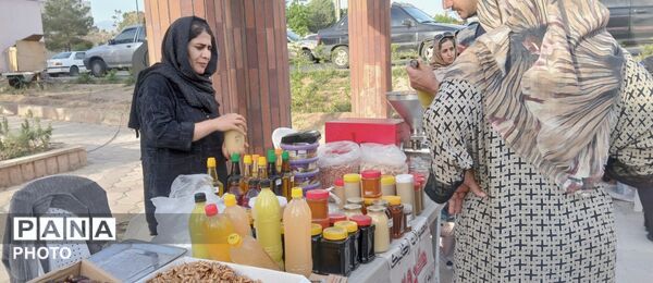 برپایی بازارچه صنایع دستی و مشاغل خانگی در پارک گلستان ساوجبلاغ