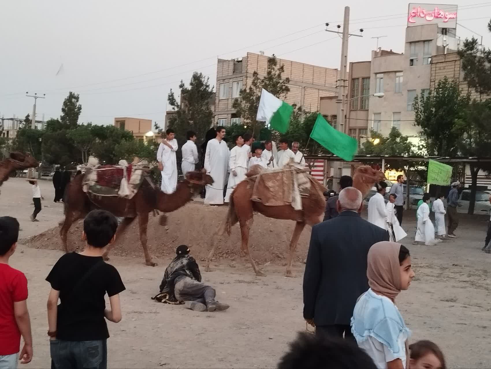 نمایش بازسازی واقعه غدیر در محله شیخ آباد قم
