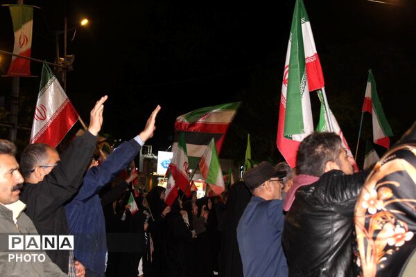 تجمع گسترده شهروندان بجنورد در حمایت از اقتدار کشور
