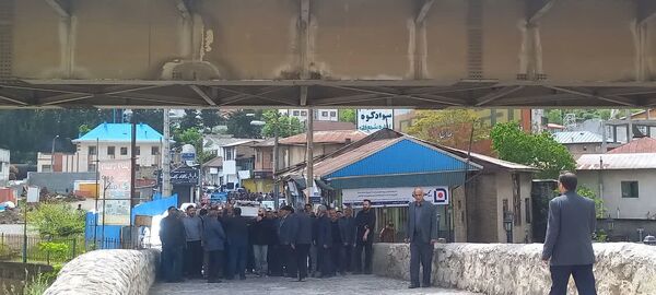 تشییع پیکر جانباز هشت سال دفاع مقدس در سوادکوه