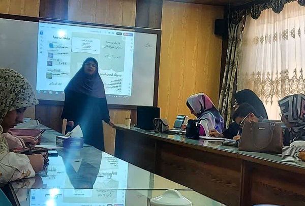 جلسه اول دوره بازیگری صدا در خبرگزاری پانا آذربایجان شرقی