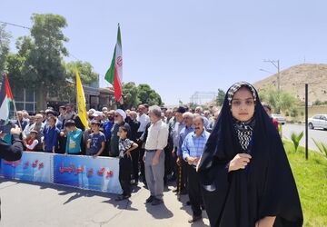 راهپیمایی جمعه‌های خشم و نصر در شهرستان آباده 