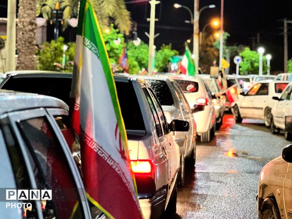 نمایش اقتدار مردم عنبرآباد در آخرین چهارشنبه سال