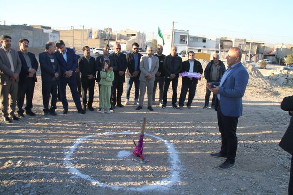 برگزاری آیین کلنگ زنی2 پروژه خیر ساز در شهرستان بهبهان