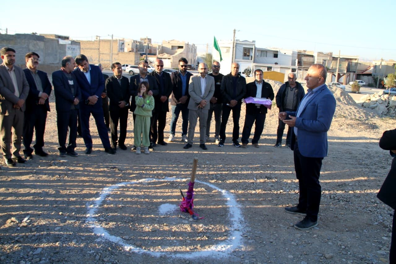 برگزاری آیین کلنگ زنی2 پروژه خیر ساز در شهرستان بهبهان