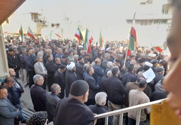 جوکار در سوگ شهادت قائد امت: تجمع مردمی با وفاداری به رهبر