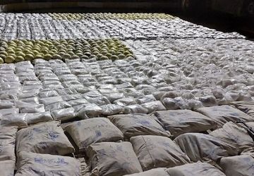 انهدام ۵۸ باند قاچاق و کشف هشت تُن انواع موادمخدر در کشور