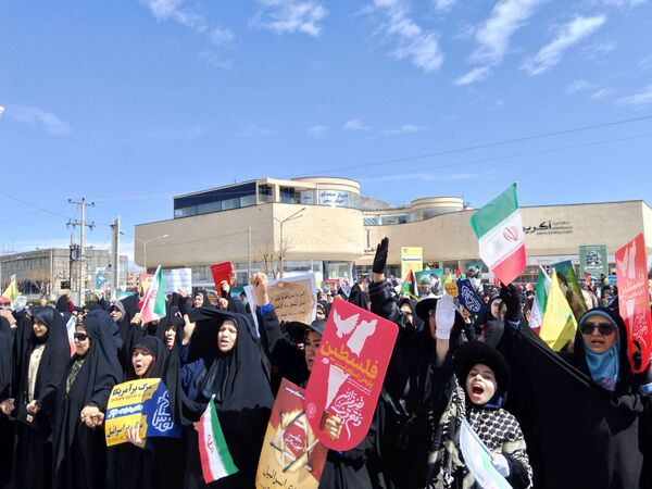 راهپیمایی باشکوه روز قدس در شهرستان گلبهار