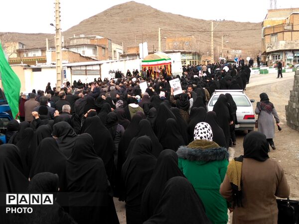 باز هم خون مقدس شهید همه را برای بدرقه فرا خواند