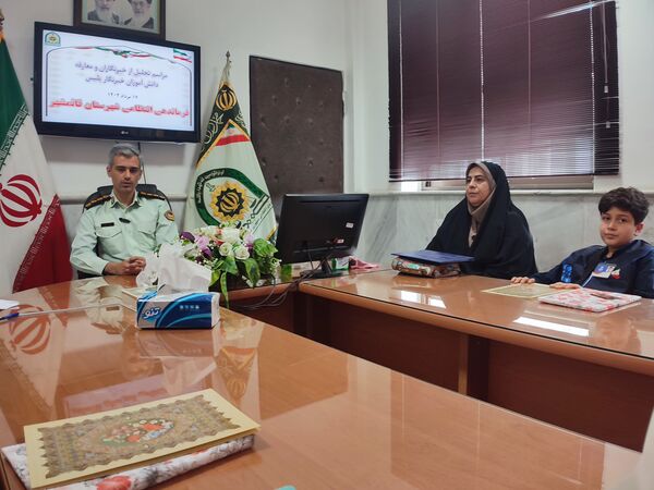 تجلیل از خبرنگاران پانا توسط فرماندهی انتظامی قائمشهر