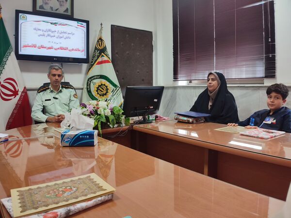 تجلیل از خبرنگاران پانا توسط فرماندهی انتظامی قائمشهر