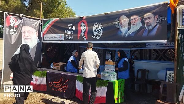 موکب قرارگاه جهادی سلمان و عاشقان امام رضا ( ع) در محور نیشابور - مشهد