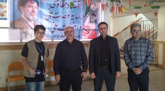  مدرسه نیک نژاد ناحیه 4 کرج میزبان زائران قائد امت