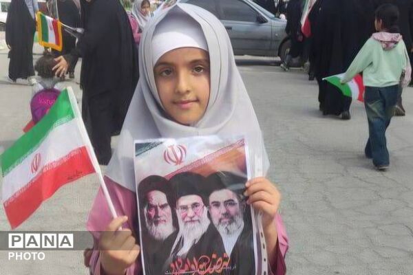 فرزندان انقلاب شهرستان شهیدپرور لامرد در روز قدس