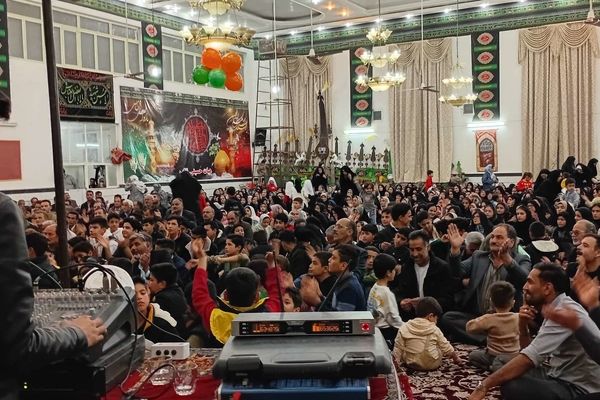 جشن ولادت امام قائم در روستای نقاب خلیل آباد