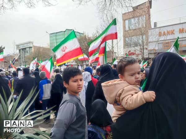 قاب پانا میزبان راهپیمایی روز قدس در شهرستان نیشابور 