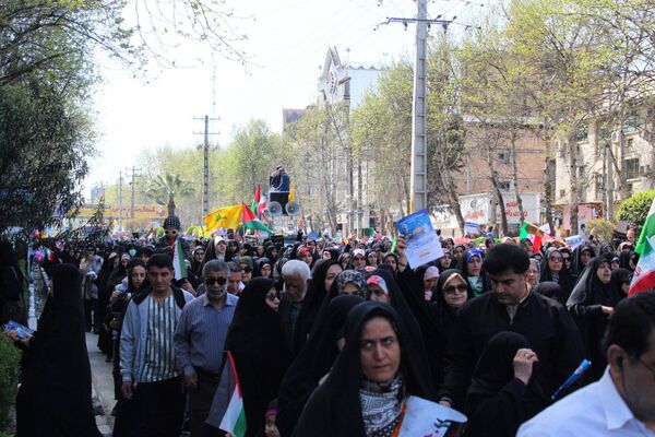 راهپیمایی روز قدس در آمل