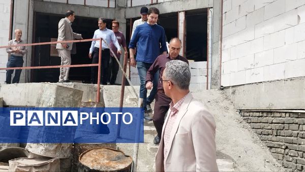 بازدید مدیر آموزش و پرورش اسلامشهر از پروژه های در حال ساخت آموزش و پرورش