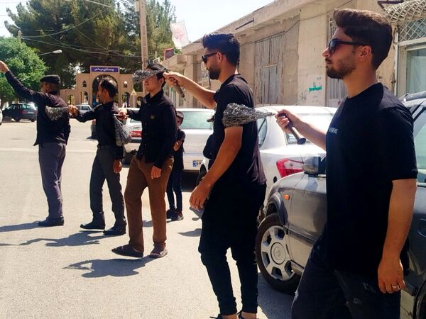 حماسه زنجیرزنی در فدافن؛ عزاداری دهه اول محرم با حضور پرشور جوانان