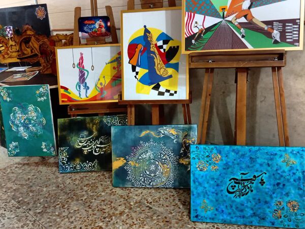 برپایی نمایشگاه دست سازه‌های دانش‌آموزی در ورامین