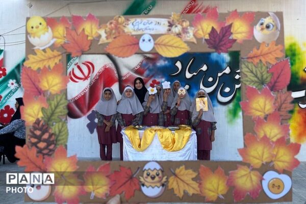 صبحانه سلامت با طعم تخم‌مرغ در دبستان دخترانه مهران