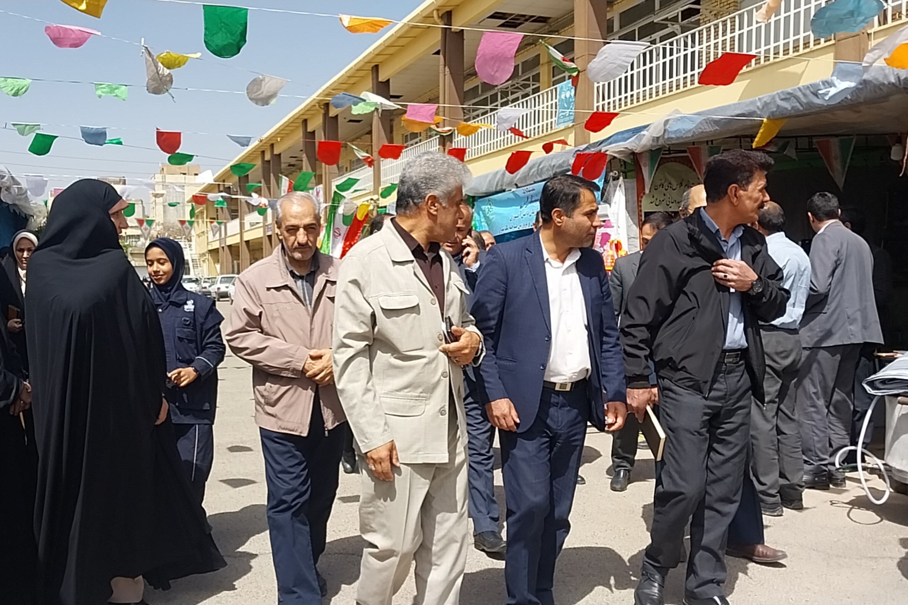 آیین افتتاحیه اسکان نوروزی ناحیه یک شیراز 