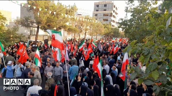 رزمایش جانفدایان ایران در شهرستان بیرجند