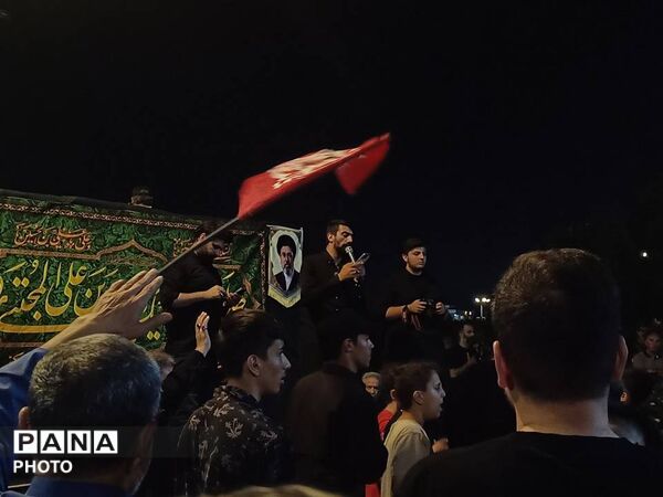مراسم عزاداری امام هشتم توسط هیئت نوجوانان پسر ام‌البنین (ع) 
