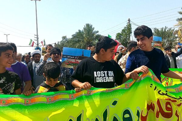 راهپیمایی روز قدس در سعدآباد