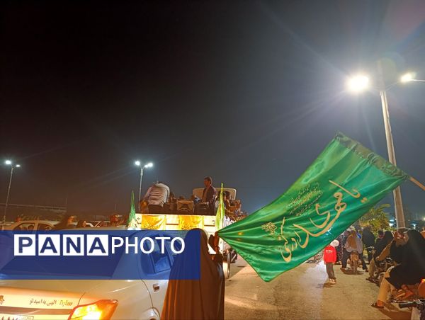 کاروان شادی جشن نیمه شعبان در بوموسی 