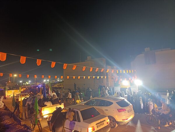 کاروان شادی جشن نیمه شعبان در بوموسی 