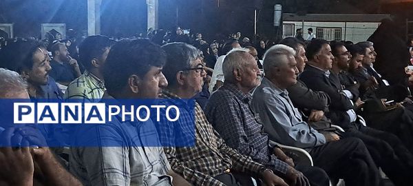 مراسم نخستین سالگرد شهدای خدمت در گلزار شهدای گمنام نیشابور 