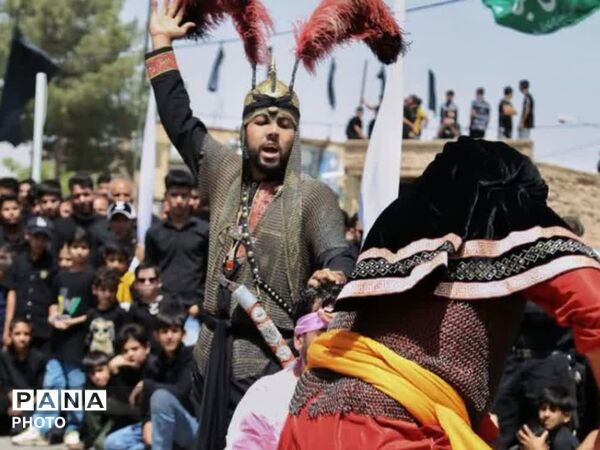 روایتی از غربت ساقی در میدان تعزیه‌ی فدافن