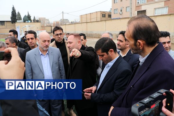 آیین افتتاحیه زمین ورزشی چمن مصنوعی اورین