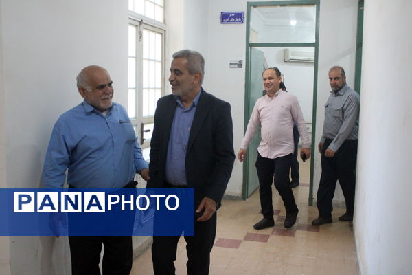 بازدید رئیس اداره خدمات آموزش و پرورش استان بوشهر از سازمان دانش‌آموزی استان