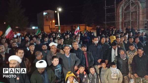 راهپیمایی باشکوه مردم کوهنانی برای بیعت با رهبر انقلاب