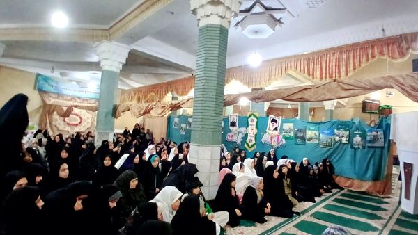 دختران باخرزی در خلوت اعتکاف با خدا