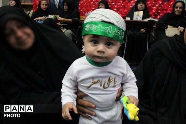 مراسم شیرخوارگان حسینی در منطقه پردیس