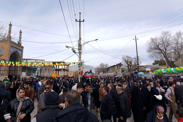 مهمانی کیلومتری نیمه شعبان در کرمانشاه 