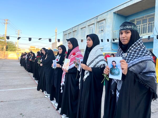 مراسم استقبال و تشییع پیکر پاک شهید گمنام در شهرستان دهلران 