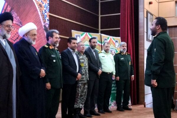 مراسم تکریم و معارفه فرمانده سپاه ناحیه مقاومت بسیج حضرت عبدالعظیم (ع) شهرستان ری