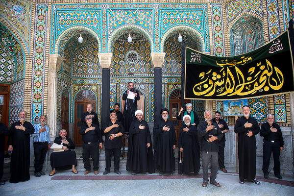 عزاداری سالروز شهادت امام حسن مجتبی(ع) در حرم حضرت معصومه(س)