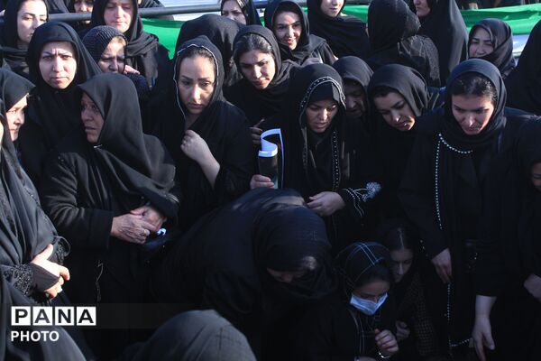 تشییع و تدفین پیکر شهید امیرحسن کاظمی