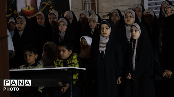 شب اربعین شهادت رهبر انقلاب اسلامی و شهدای دبستان میناب 
