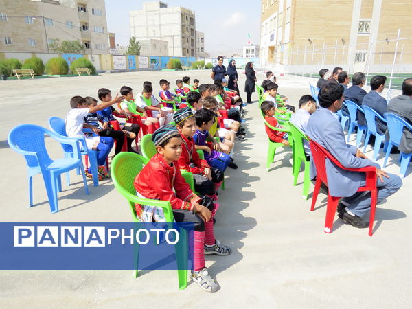افتتاح زمین چمن مصنوعی آموزشگاه شاهد ولیعصر بجنورد