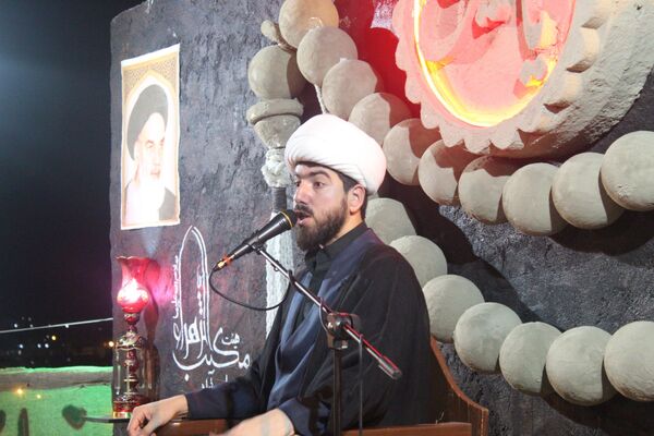 مراسم عزاداری شب چهارم محرم در هیات مکتب‌‌‌الزهرا حاجی‌آباد 
