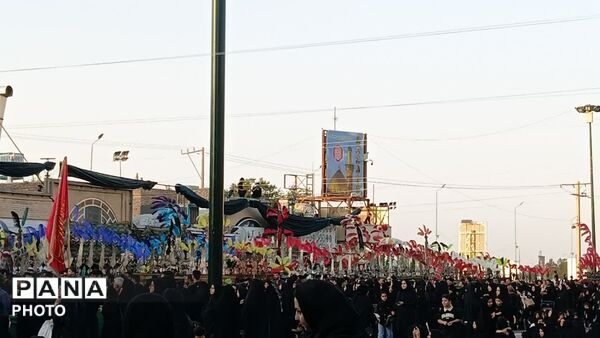 میدان شاه ولی میزبان عزاداران تاسوعا و عاشورای حسینی در تفت بود