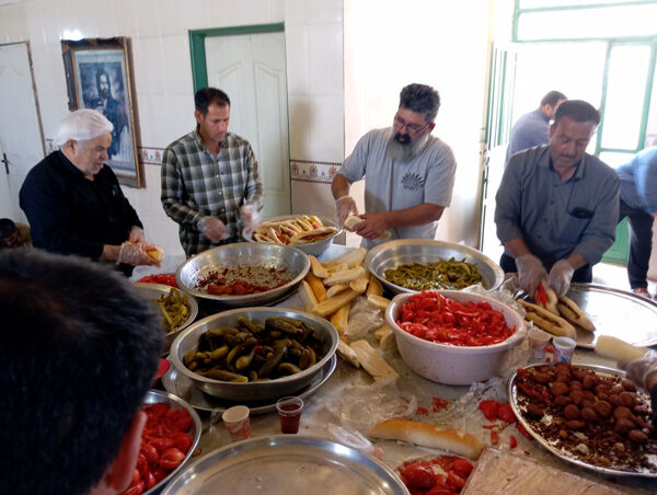 دسته عزاداری شهر جعفریه قم در سالروز شهادت امام جعفر صادق(ع)